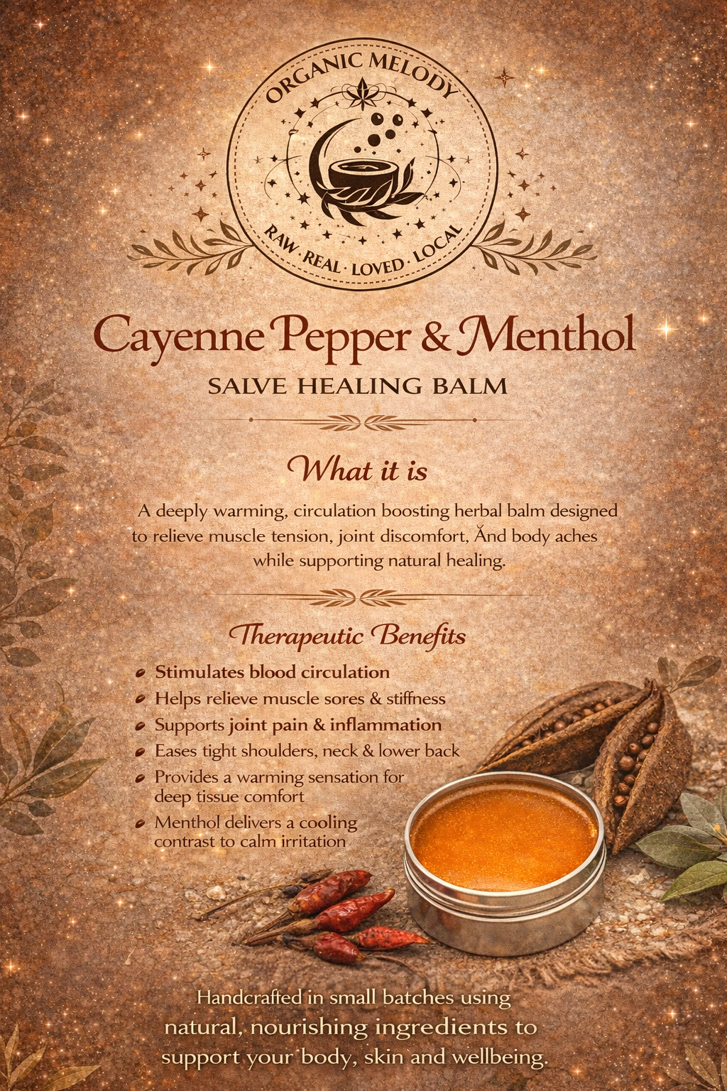 Salve Balm: Cayenne & Wintergreen