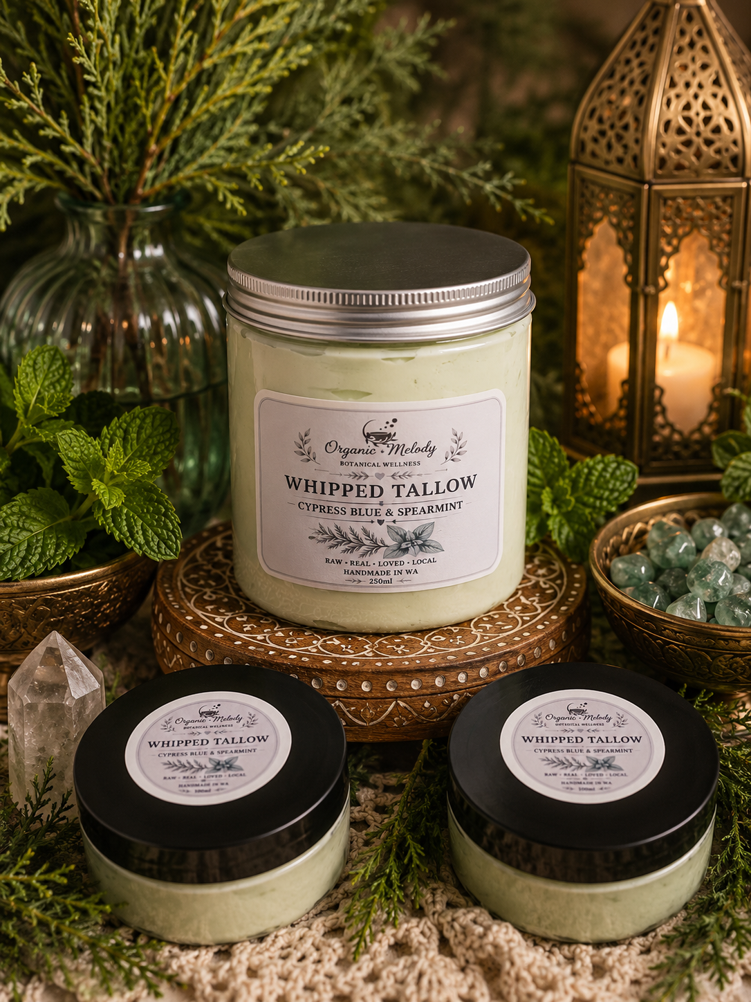 ORGANIC 100% WHIPPED TALLOW BALM.