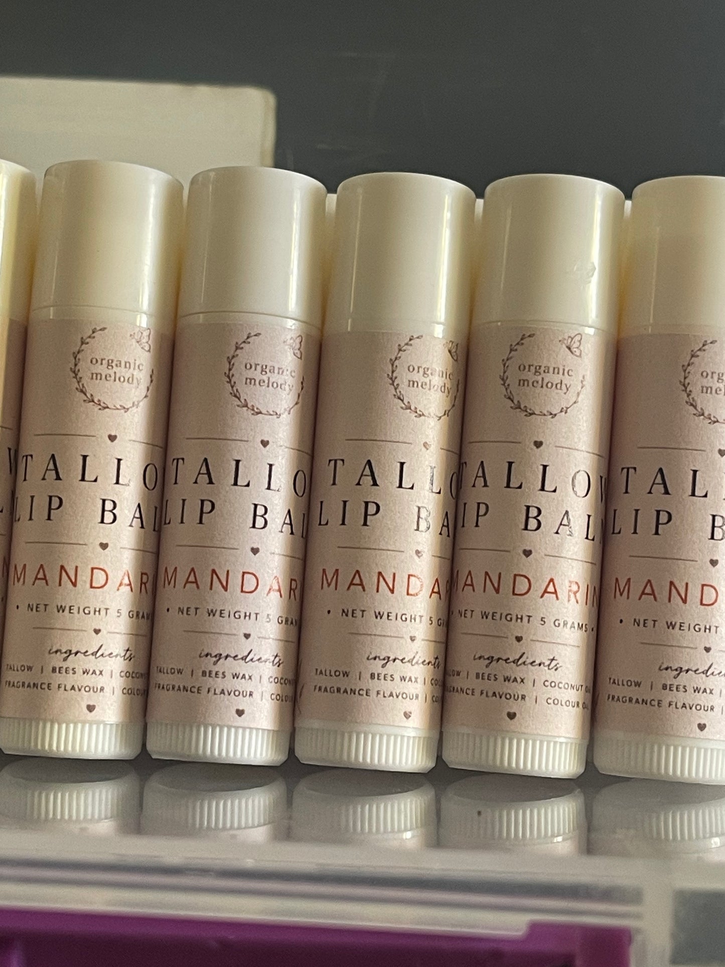 TALLOW LIP BALM mandarin