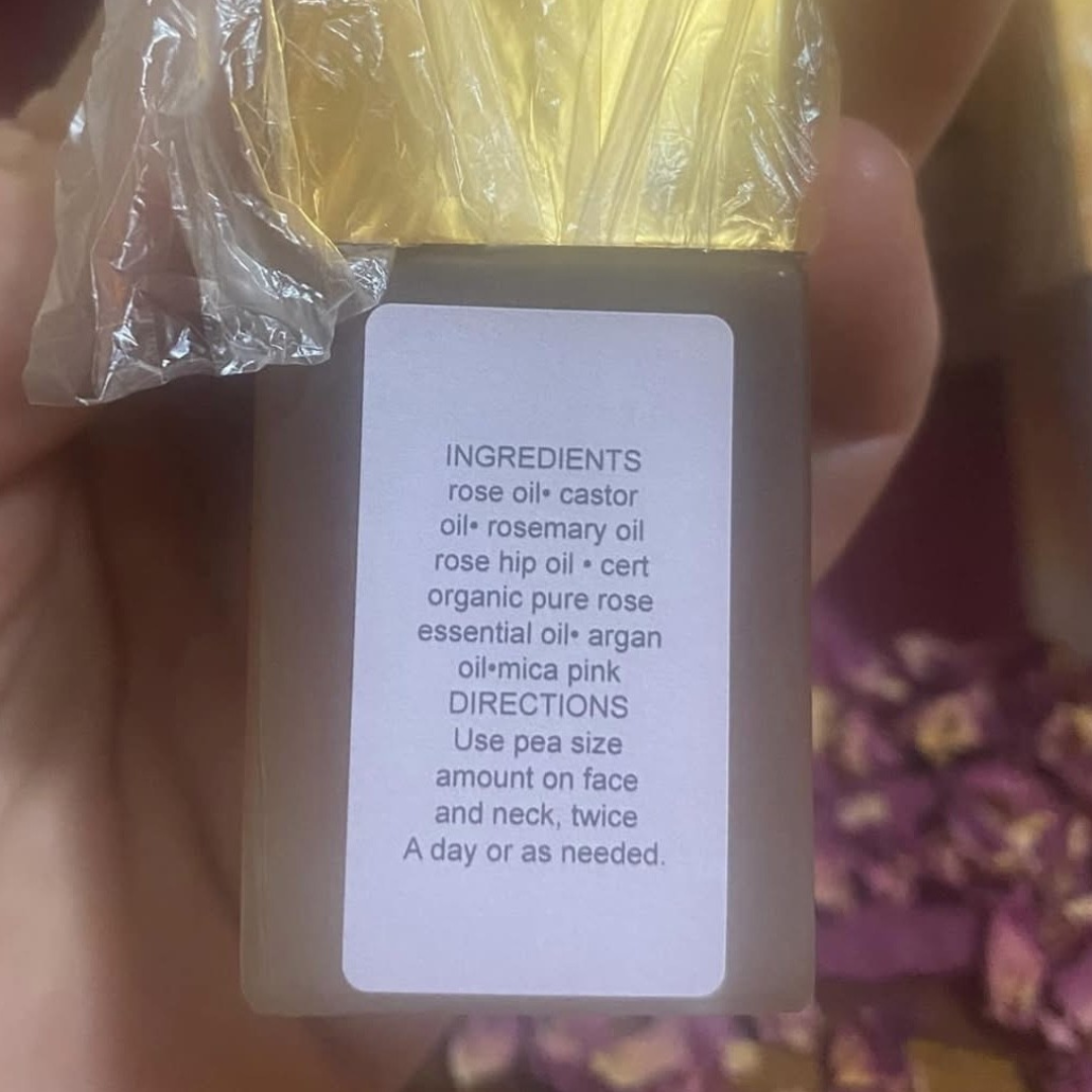 Rose Oil & Rosemary Face Serum