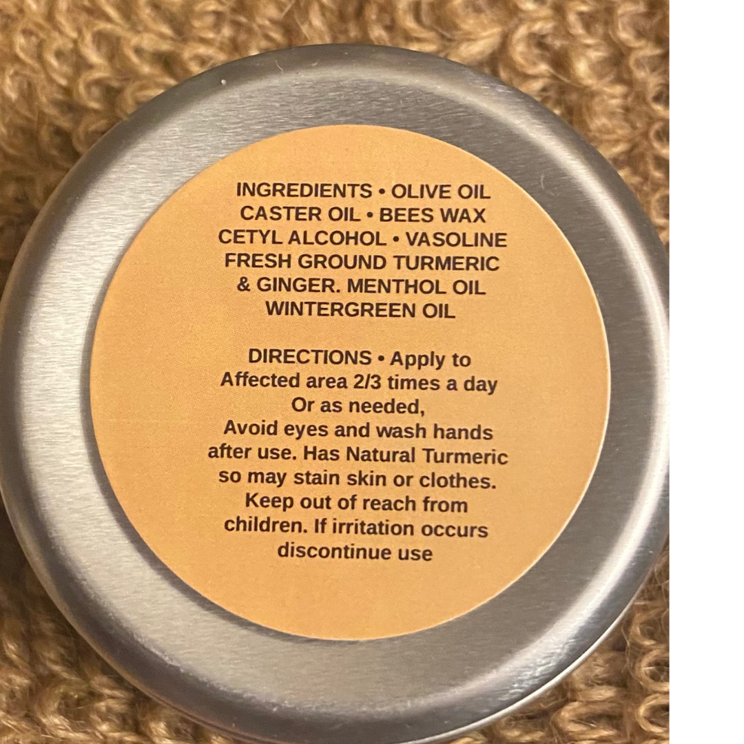 Salve Balm: Turmeric, Ginger & Menthol