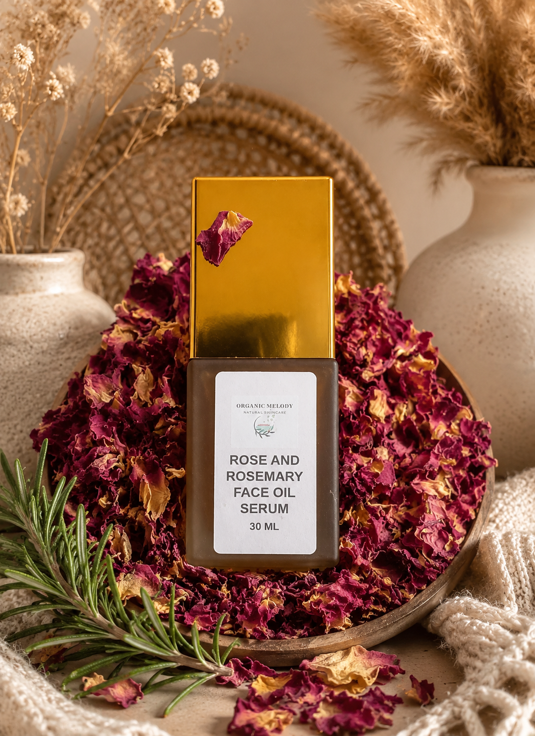 Rose Oil & Rosemary Face Serum