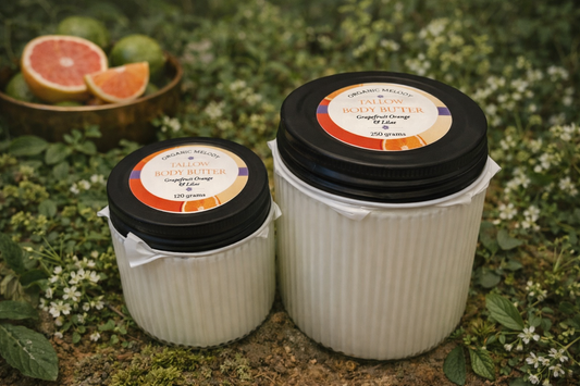 BODY BUTTER WITH TALLOW •GRAPEFRUIT & LILAC ORANGE 🍊🪻
