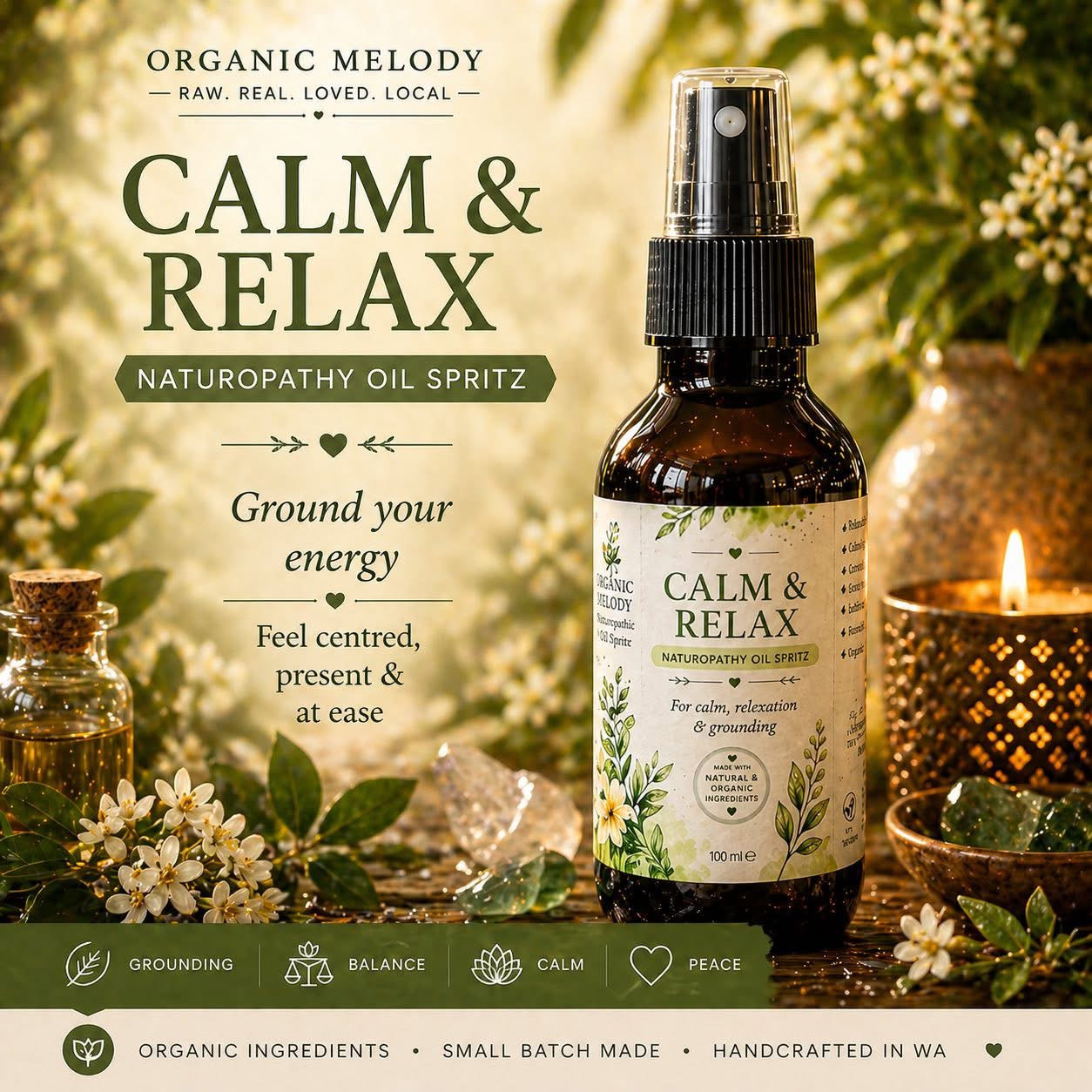 Face Mist Toners balance & Mood Spritz $30