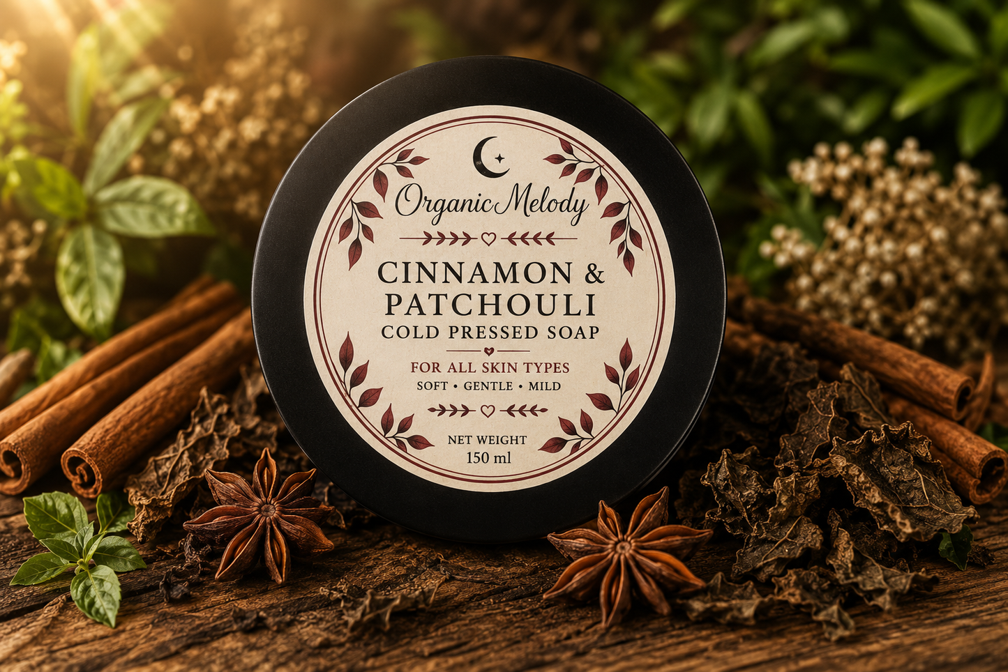 Cinnamon & Patchouli Organic Soap