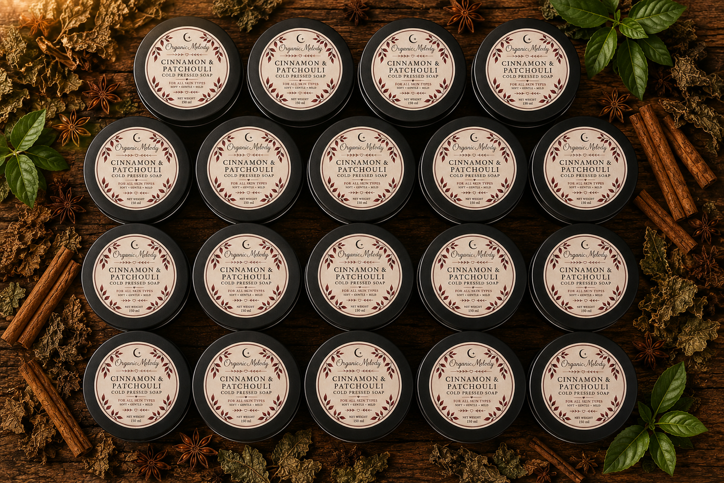 Cinnamon & Patchouli Organic Soap