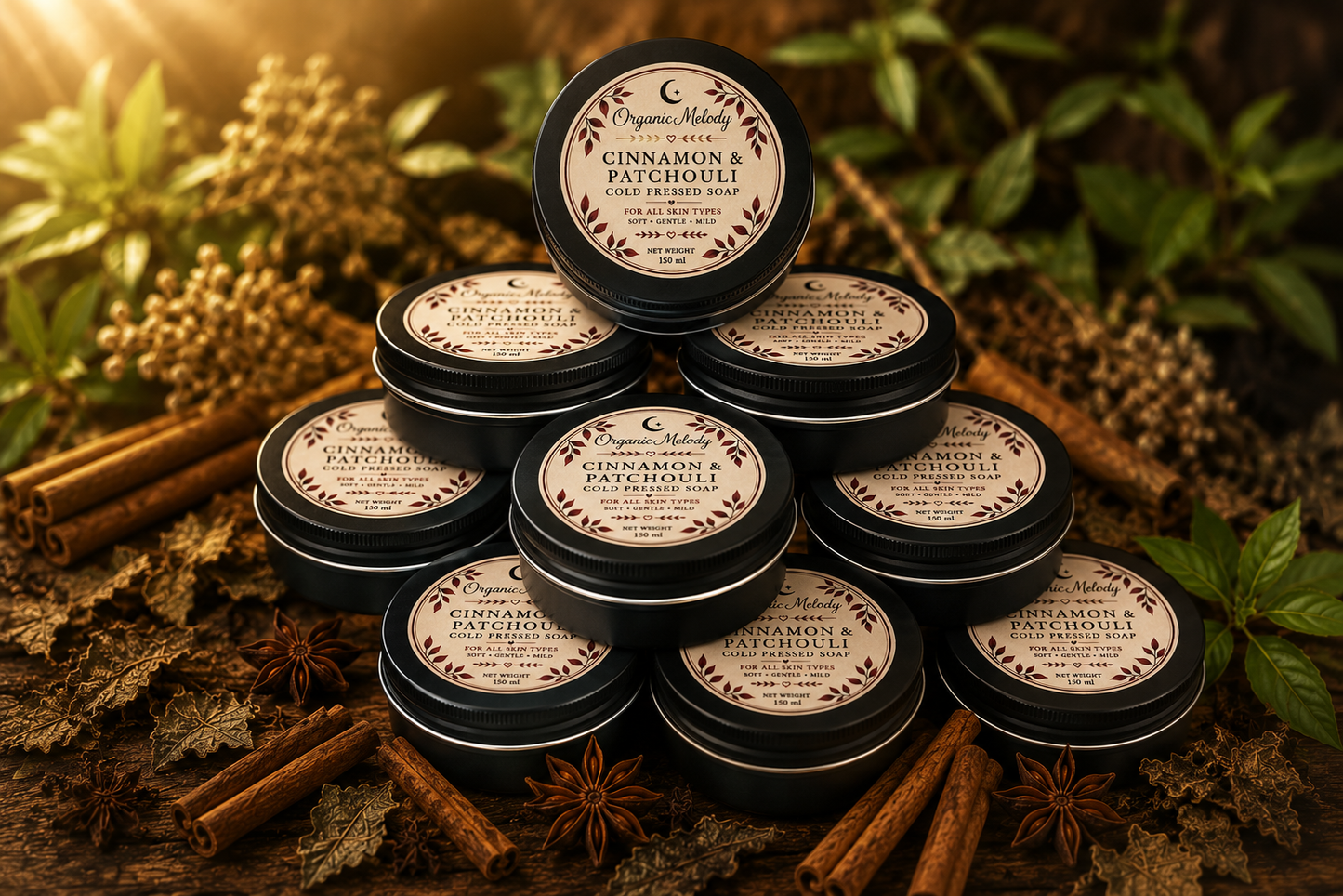 Cinnamon & Patchouli Organic Soap