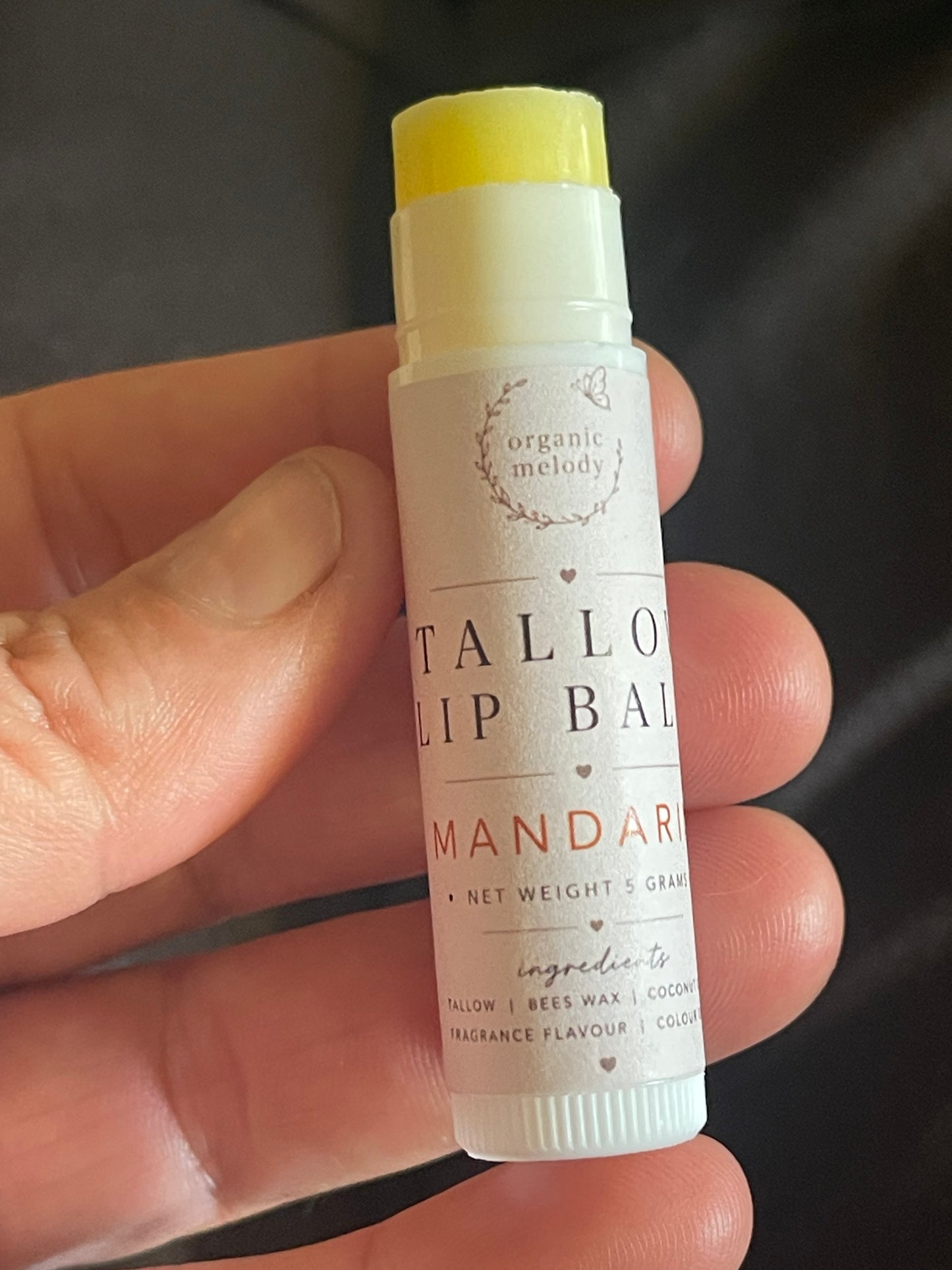 TALLOW LIP BALM mandarin